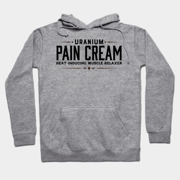 Uranium Pain Cream Hoodie by BRAVOMAXXX